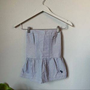 Abercrombie & Fitch tube top stripes in size small
